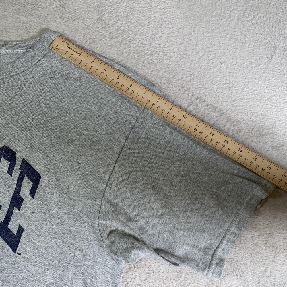 Vintage Air Force Tennis Shirt Mens 2XL Gray Champion Graphic Tee Short‎ Sleeve - Picture 10 of 11